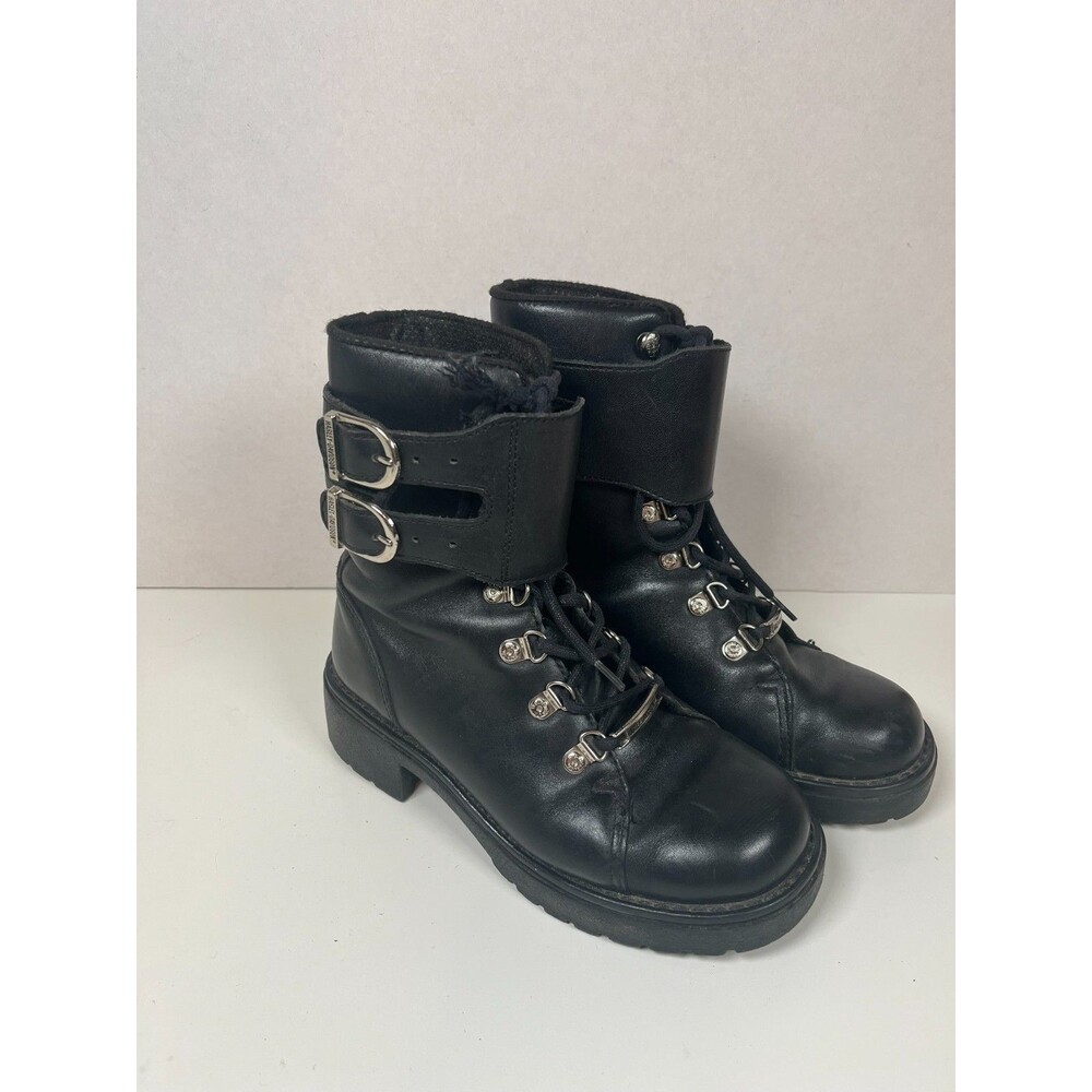 womens size 6 Harley Davidion Combat Stomper boots Motorcycle boots